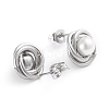 304 Stainless Steel Stud Earrings EJEW-F246-02GP-4