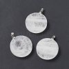 Natural Quartz Crystal Pendants G-P491-03P-07-1