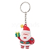 Christmas Theme PVC Plastic Keychains KEYC-JKC00781-02-3