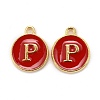 Golden Plated Alloy Enamel Charms LS-ENAM-S118-03P-1