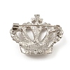 Rhinestone Crown Brooch Pin JEWB-Q030-07P-2