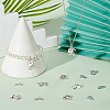 100Pcs 2 Styles Tibetan Style Alloy Charms TIBE-SC0001-88-4