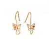 Brass Earring Hooks KK-S356-658G-NF-2