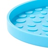 Flat Round Silicone Cup Mat Molds LS-DIY-M039-01-4