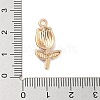 Golden Plated Alloy Enamel Pendants ENAM-L047-01G-01-3