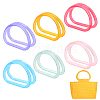 12Pcs 6 Colors Plastic D Ring Bag Handles FIND-PH0029-29-1