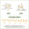 HOBBIESAY Iron Chain Extender IFIN-HY0001-04G-2