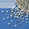 600Pcs 6 Styles CCB Plastic Beads Sets CCB-YW0001-48-3