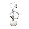 Natural White Jade Keychain KEYC-M022-04Q-1