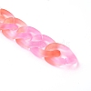 Handmade Transparent Acrylic Curb Chains FIND-WH0070-11D-2