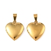 316 Stainless Steel Locket Pendants STAS-K321-12A-G-1