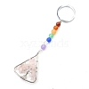 Natural Rose Quartz Keychains PW-WGC8FC6-03-1