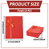 Rectangle Paper Jewelry Set Storage Boxes with Bowknot CON-TAC0014-04D-4