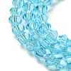 Transparent Electroplate Glass Beads Strands LS-GLAA-F029-2mm-C20-3