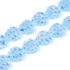 Handmade Millefiori Glass Beads Strands LAMP-T021-29D-1