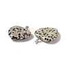 Natural Dalmatian Jasper Pendants G-G956-B60-FF-3