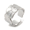 Non-Tarnish 304 Stainless Steel Open Cuff Ring RJEW-C067-16P-1