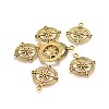 Tibetan Style Alloy Compass Pendants X-TIBEP-S272-AG-FF-2