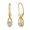 SHEGRACE Brass Gold Plated Dangle Earrings JE99C-2