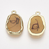 Epoxy Resin Pendants RESI-S368-02B-2