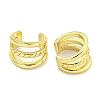 Brass Cuff Earrings EJEW-C104-027G-2