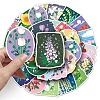 50Pcs Flower PET Waterproof Stickers PW-WG83257-01-3