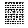 3D Black Transfer Stickers Decals MRMJ-R090-59-DP3212-2