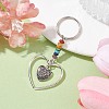 Heart Alloy Pendant Keychain KEYC-JKC00626-04-2