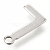 Non-Tarnish 201 Stainless Steel Charms STAS-C021-06P-L-3