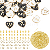 52Pcs 2 Colors Alloy Enamel Pendants Kits DIY-BM0001-46-1