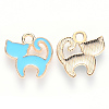 Alloy Enamel Charms X-ENAM-S121-031A-1