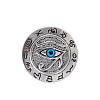 Eye of Ra Alloy & Plastic Brooch Pin JEWB-Z031-08AS-1