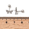 304 Stainless Steel Nose Bone Rings STAS-B126-14P-01-5