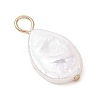 Natural Keshi Pearl Pendants PALLOY-JF04240-02-4