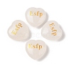 Natural Quartz Crystal Heart Engraving MBTI Figurines Statues for Home Office Desk Decorations X1-G-K353-05K-1