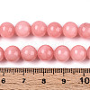 Dyed Natural Mashan Jade Round Beads Strands G-T139-8mm-67B-5