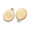 Ion Plating(IP) 304 Stainless Steel Charms STAS-F256-054G-3