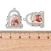 Alloy Epoxy Resin Pendants FIND-K031-01P-02-3
