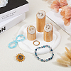 3Pcs 3 Sizes Wood Jewelry Finger Ring Displays Stands RDIS-WH0011-36A-02-5