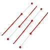 4Pcs DIY Alloy Beadable Crochet Hooks AJEW-TA0003-50A-2