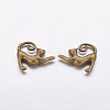 Tibetan Style Alloy Kitten Pendants X-TIBEP-A22092-AB-FF-2