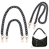   3Pcs 3 Style Acrylic Curb Chains Bag Straps DIY-PH0003-80-1