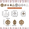 SUNNYCLUE DIY 20Pcs 10 Style Tibetan Style Alloy Pendants PALLOY-SC0004-11-2