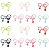 28Pcs 7 Colors Baking Paint Alloy Beads PALLOY-CJ0004-94-1