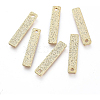 BENECREAT 50Pcs Brass Charms KK-BC0003-02-4