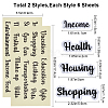 PVC Waterproof Decorative Sticker Labels DIY-WH0349-105-2