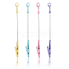 4Pcs 4 Colors Alloy Bracelet Tool Jewelry Helper Beadable Alligator Clip AJEW-SP0001-71A-6