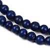 Synthetic Howlite Imitation Lapis Lazuli Beads G-S393-13A-6mm-4