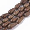 Undyed & Natural Pear Wood Beads Strands WOOD-T024-030-1