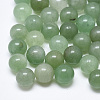 Natural Green Aventurine Beads X-G-T122-25B-14-1